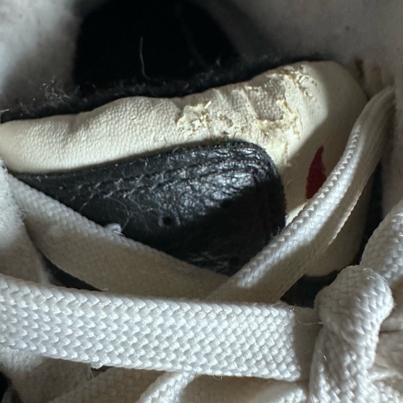 Vintage Nike Air Black White Red Skater Tennis Shoes men’s size 12 - Picture 9 of 16